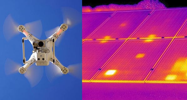 Impianto fotovoltaico: come mantenere l’efficienza attraverso la termografia con droni